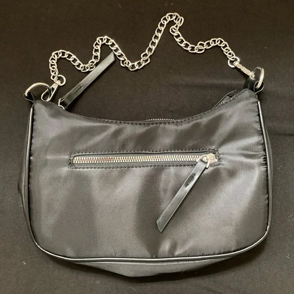 Prada Sleek Black Chain Shoulder Bag - Picture 3 of 8